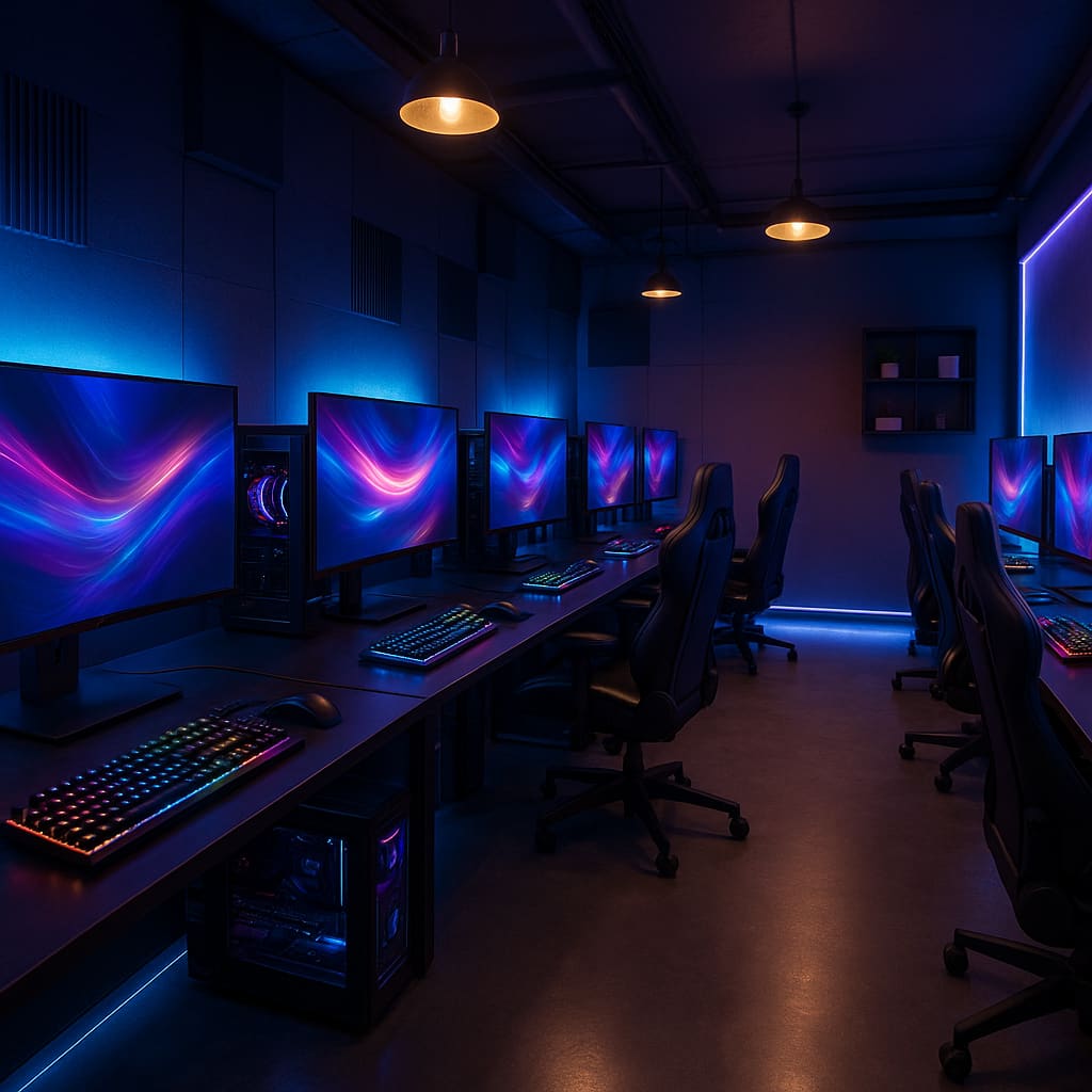 Gaming club interieur